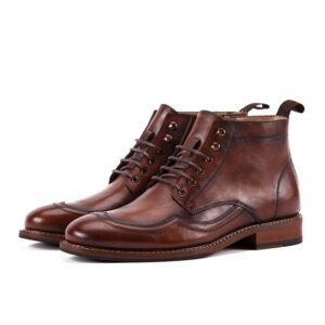 Top layer cowhide round toe Martin boots