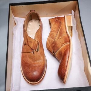 Unisex Casual Large Scalp Shoes Genuine Leather