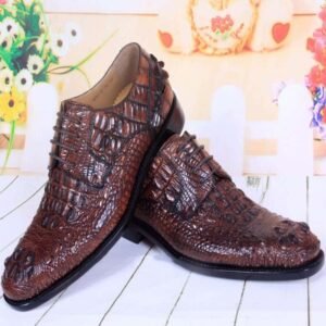 Crocodile Leather Men's Fashion Shoes